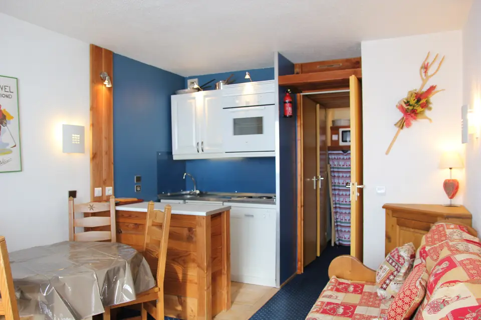 2-room apartment for 4