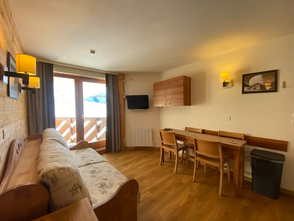 2-room apartment for 4