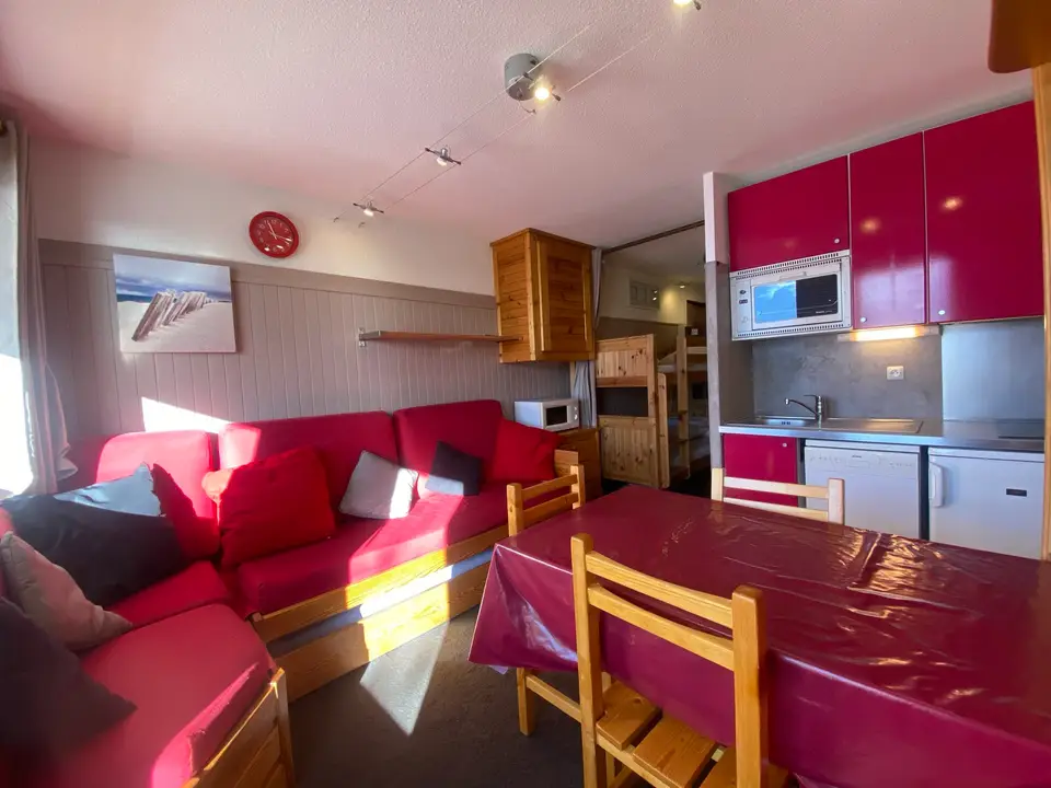 2-room apartment for 4